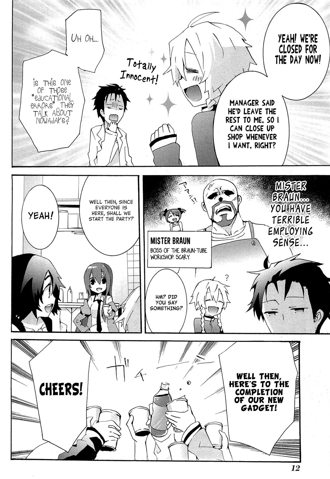 Steins;Gate - Hiyoku Renri no Future Honey Chapter 1.2 page 13 - Chapter 1 v2 : Chapter 1