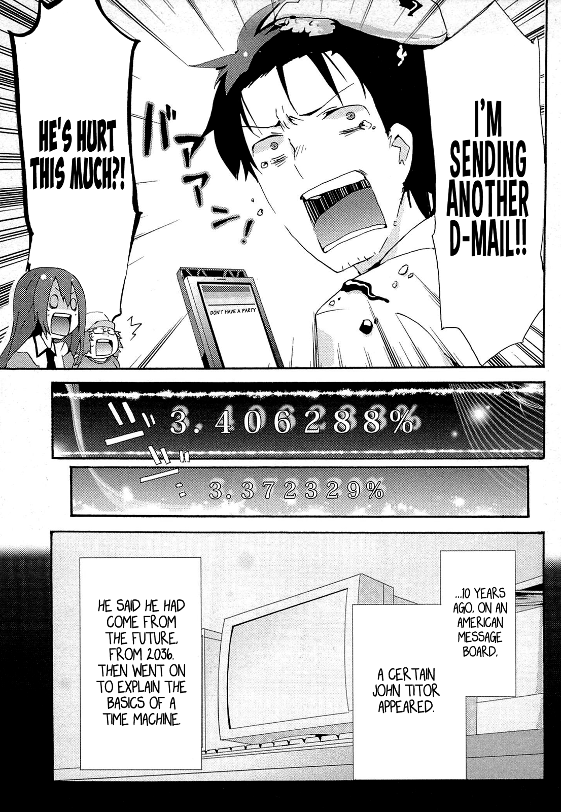 Steins;Gate - Hiyoku Renri no Future Honey Chapter 1.2 page 18 - Chapter 1 v2 : Chapter 1