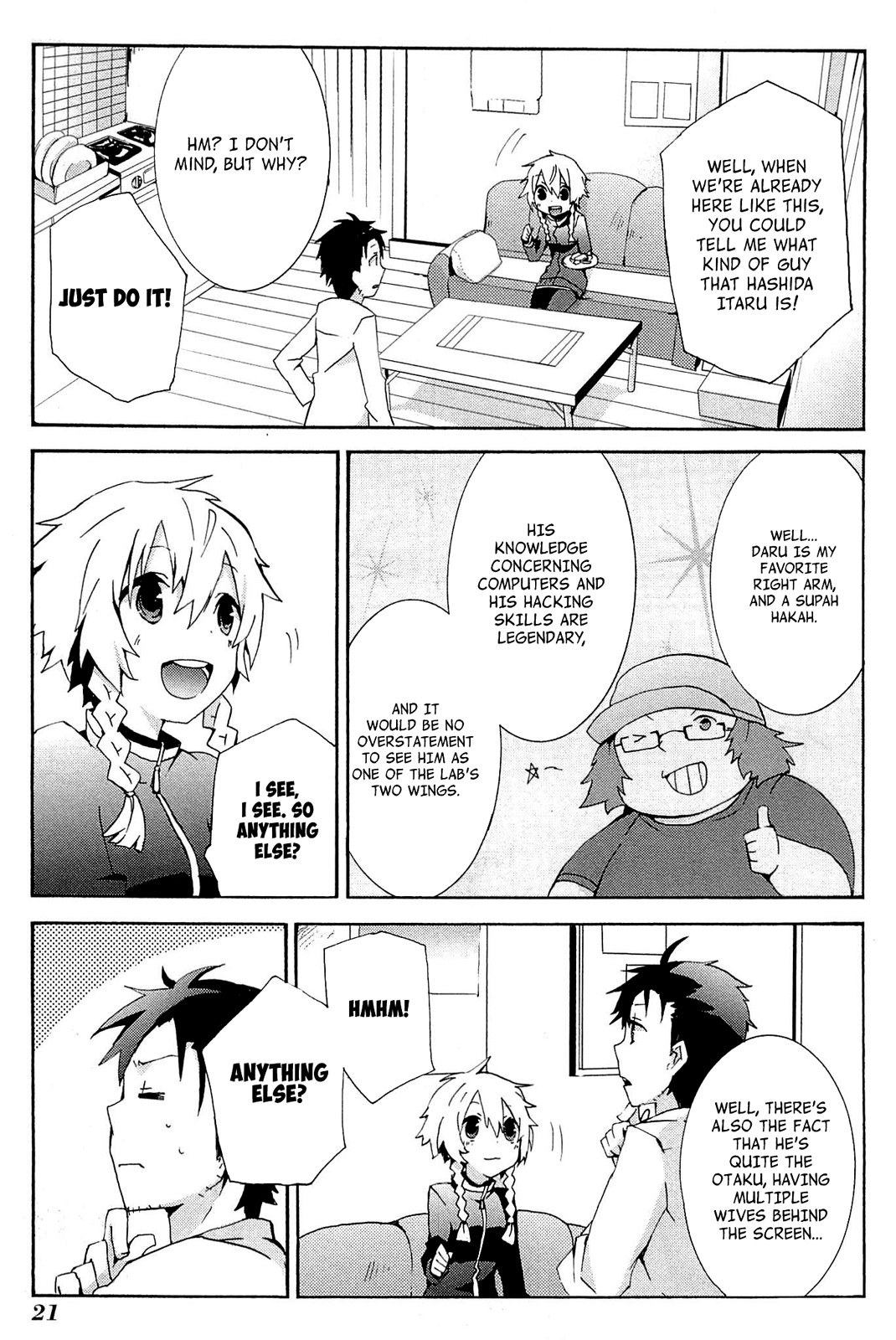 Steins;Gate - Hiyoku Renri no Future Honey Chapter 1.2 page 22 - Chapter 1 v2 : Chapter 1
