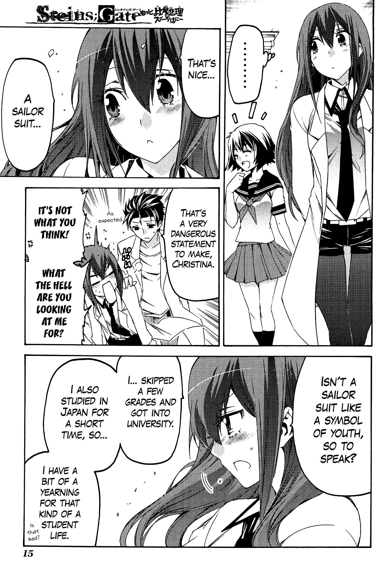 Steins;Gate - Hiyoku Renri no Sweets Honey Chapter 2.1 page 17 - Vol.2 Chapter 1