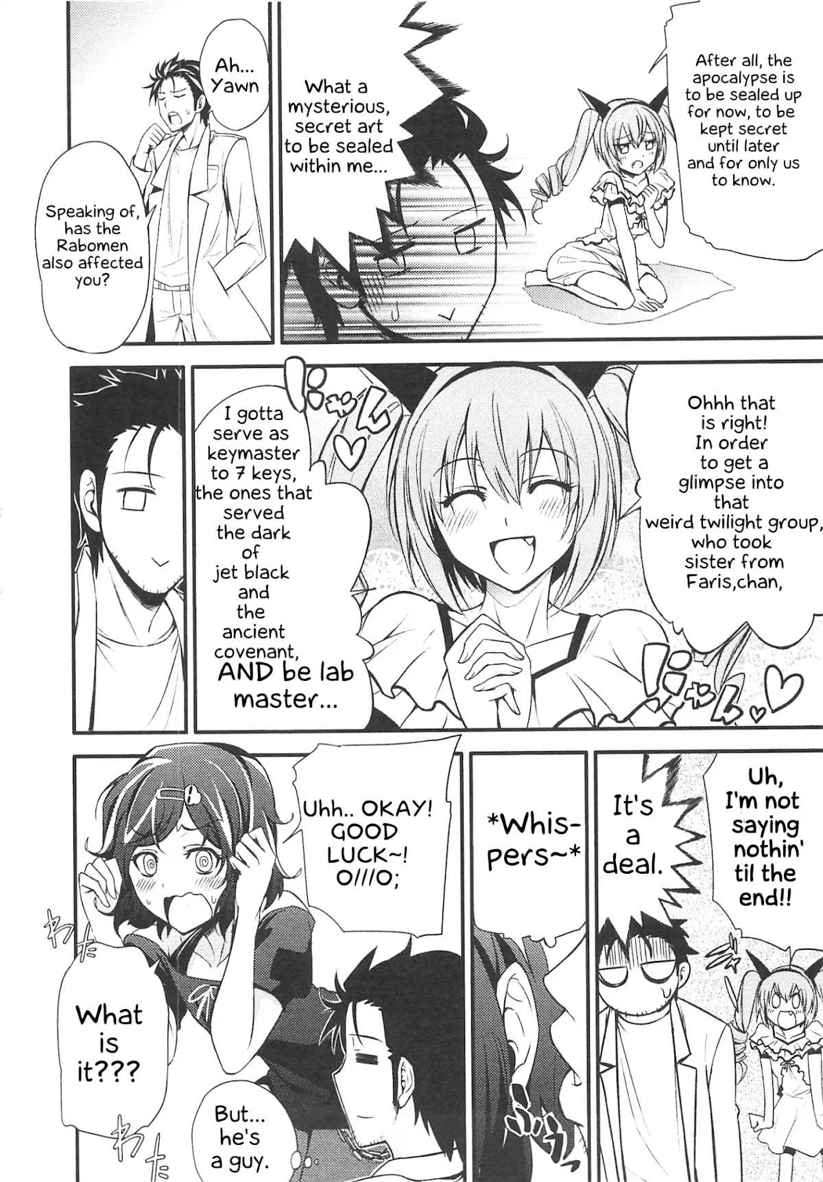 Steins;Gate - Hiyoku Renri + Nyan² Crisis ☆ Chapter 1 page 20 - Chapter 1
