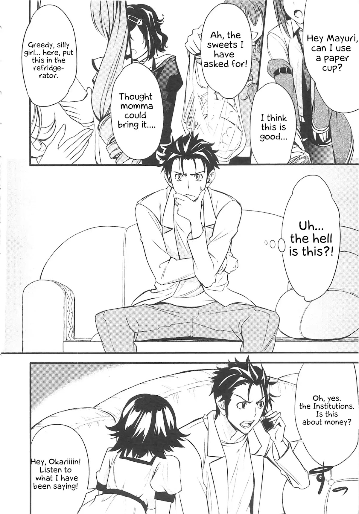 Steins;Gate - Hiyoku Renri + Nyan² Crisis ☆ Chapter 1 page 6 - Chapter 1
