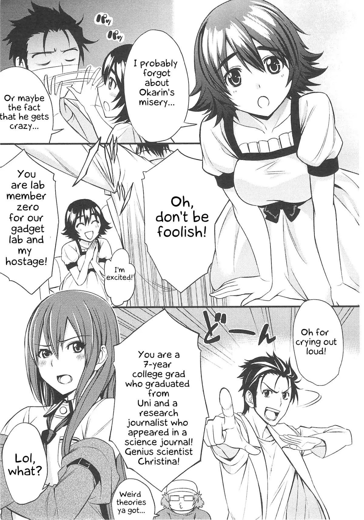 Steins;Gate - Hiyoku Renri + Nyan² Crisis ☆ Chapter 1 page 7 - Chapter 1