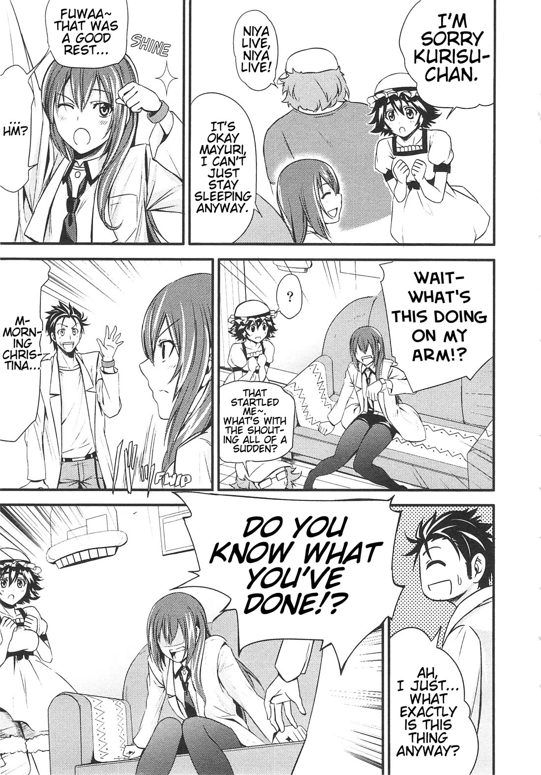 Steins;Gate - Hiyoku Renri + Nyan² Crisis ☆ Chapter 2 page 17 - Chapter 2: Menu. 2