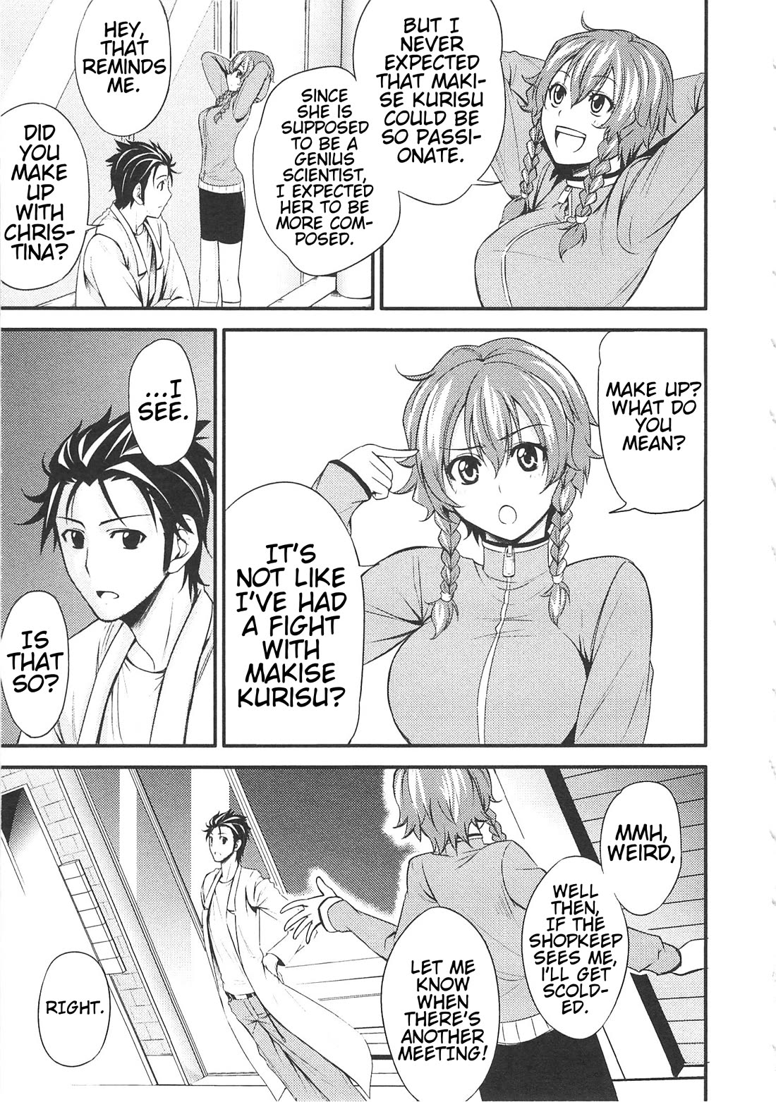Steins;Gate - Hiyoku Renri + Nyan² Crisis ☆ Chapter 2 page 3 - Chapter 2: Menu. 2
