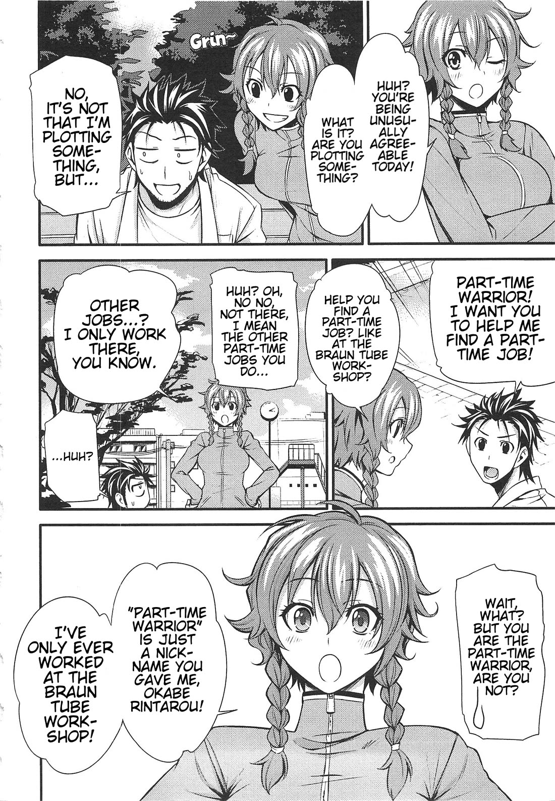 Steins;Gate - Hiyoku Renri + Nyan² Crisis ☆ Chapter 4 page 12 - Chapter 4: Menu. 4
