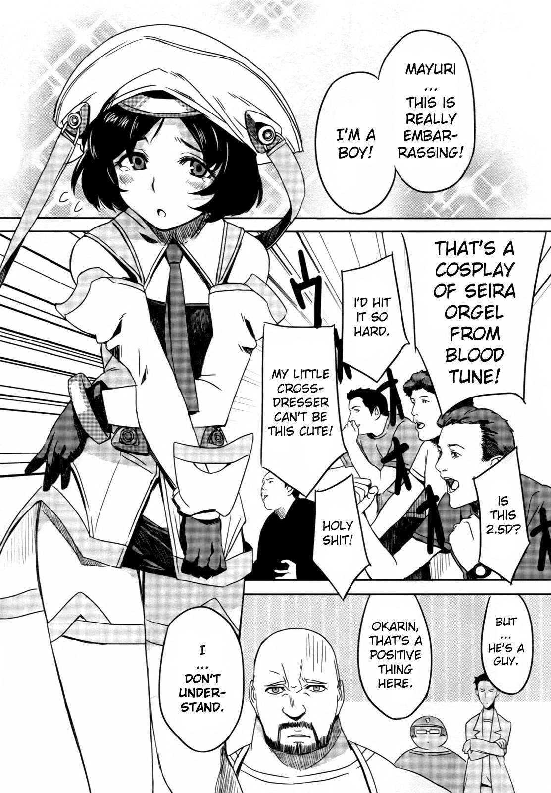 Steins;Gate - Onshuu no Brownian Motion Chapter 4.5 page 13 - Chapter 4.5: Comima Bonus Chapter + Concept Images