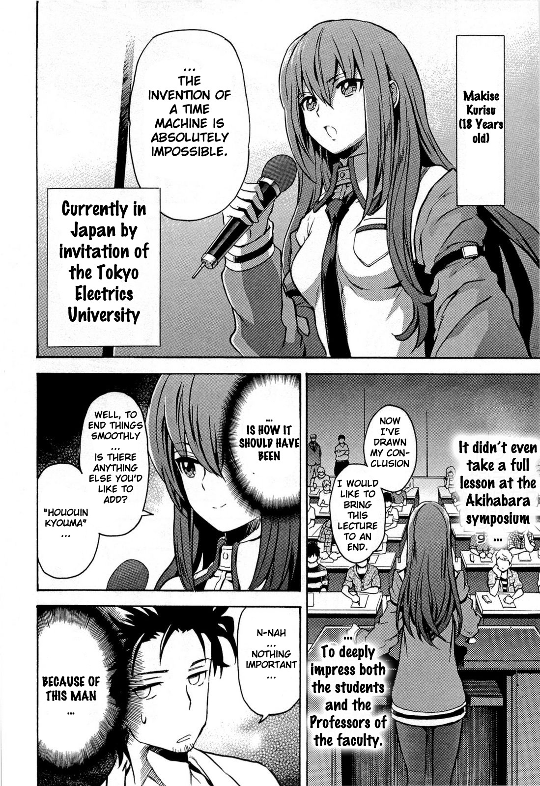 Steins;Gate - Shijou Saikyou no Slight Fever Chapter 1 page 12 - Chapter 1: Genius Girl