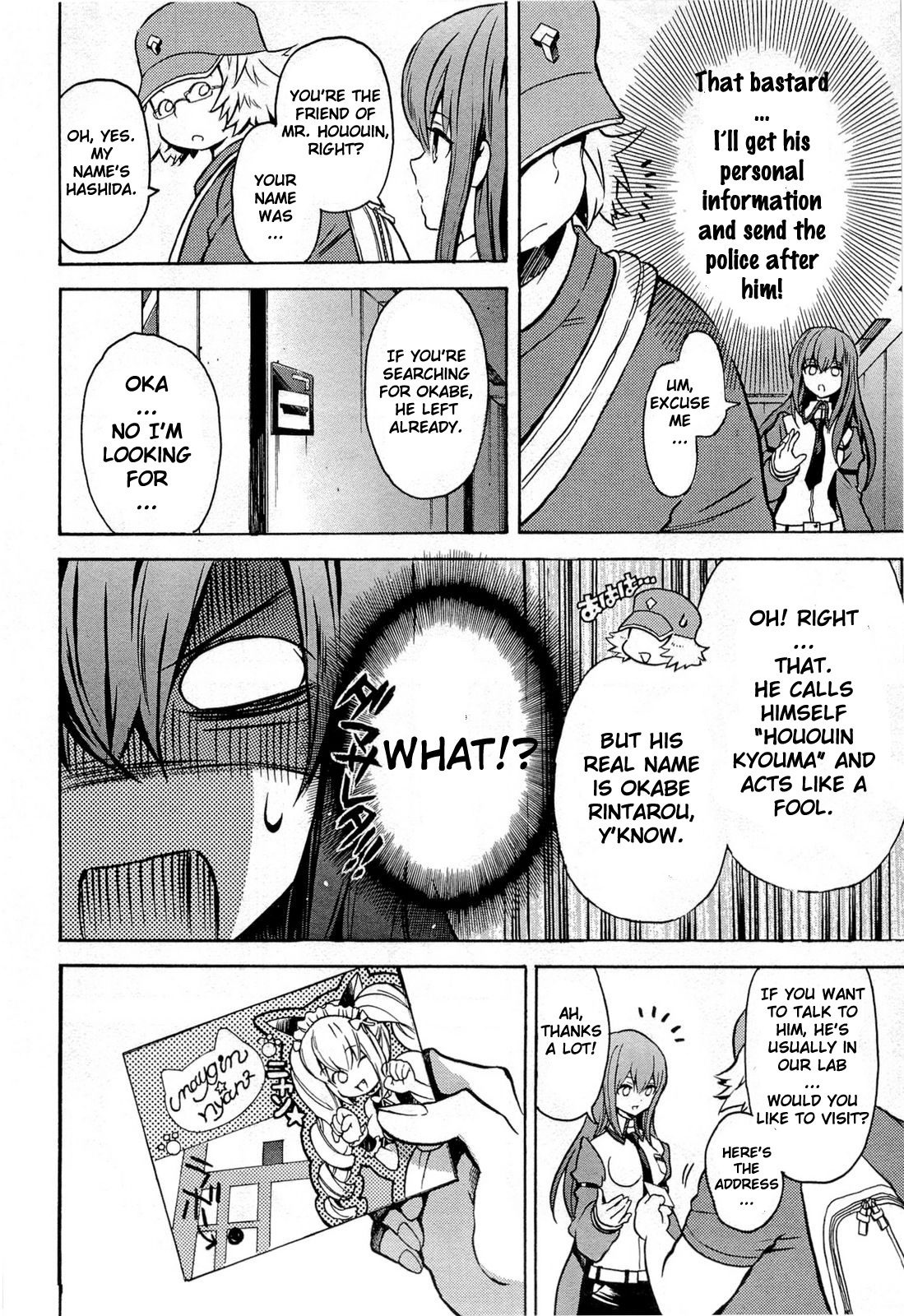 Steins;Gate - Shijou Saikyou no Slight Fever Chapter 1 page 14 - Chapter 1: Genius Girl
