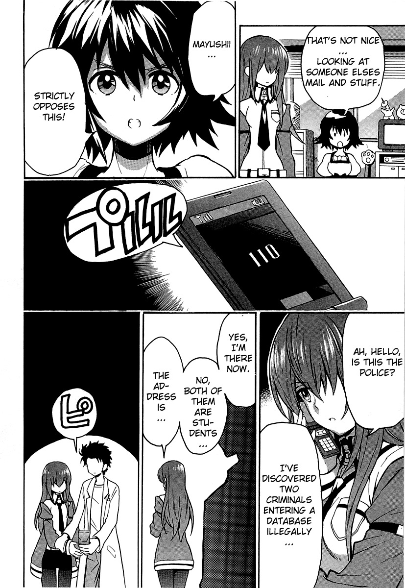Steins;Gate - Shijou Saikyou no Slight Fever Chapter 4 page 8 - Chapter 4: Hacking 1