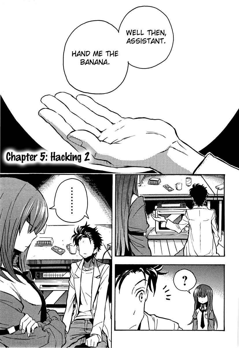 Steins;Gate - Shijou Saikyou no Slight Fever Chapter 5 page 1 - Chapter 5: Hacking 2