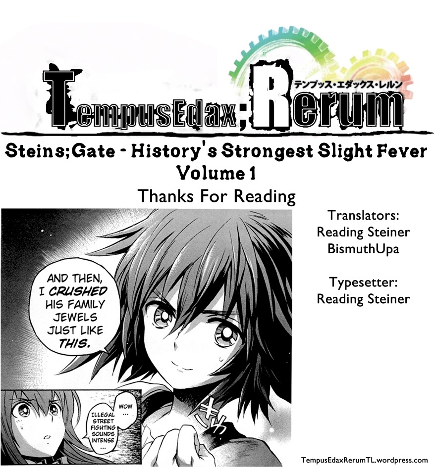 Steins;Gate - Shijou Saikyou no Slight Fever Chapter 6 page 34 - Chapter 6: SERN