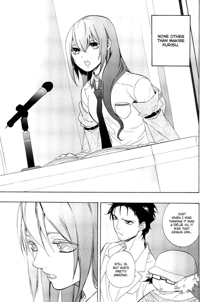 Steins;Gate Chapter 1 page 13 - Chapter 1: Paranoia of Leaping in Time