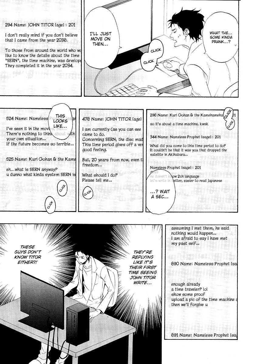 Steins;Gate Chapter 1 page 25 - Chapter 1: Paranoia of Leaping in Time
