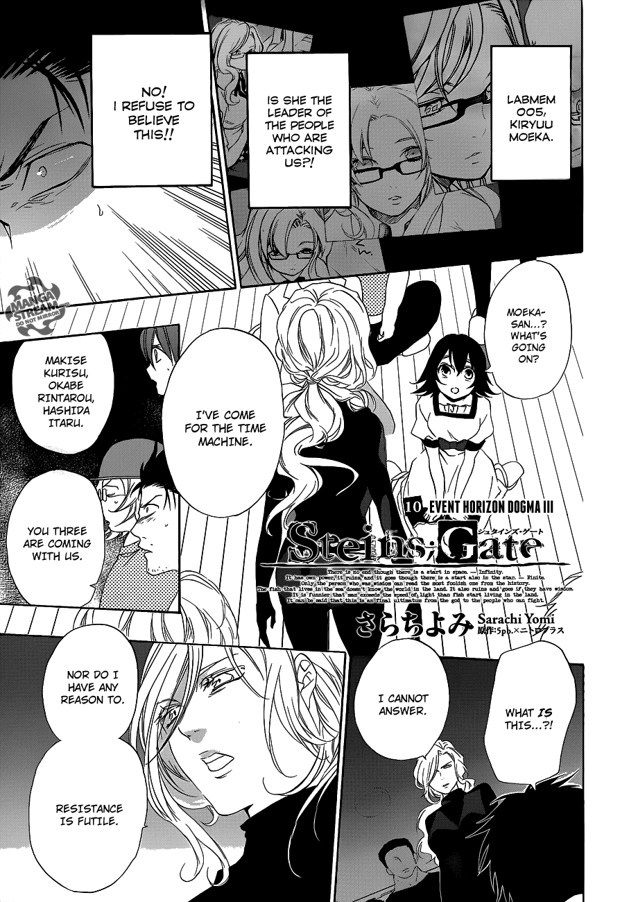 Steins;Gate Chapter 10 page 2 - Chapter 10: Event Horizon Dogma III