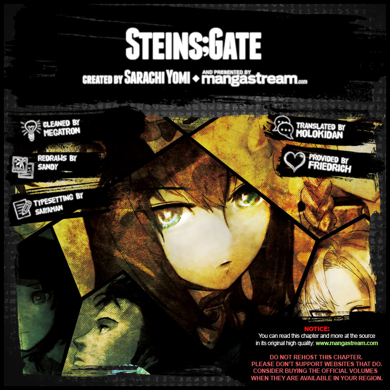Steins;Gate Chapter 14 page 1 - Chapter 14: Irreversible Necrosis