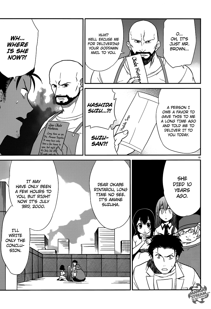 Steins;Gate Chapter 14 page 16 - Chapter 14: Irreversible Necrosis