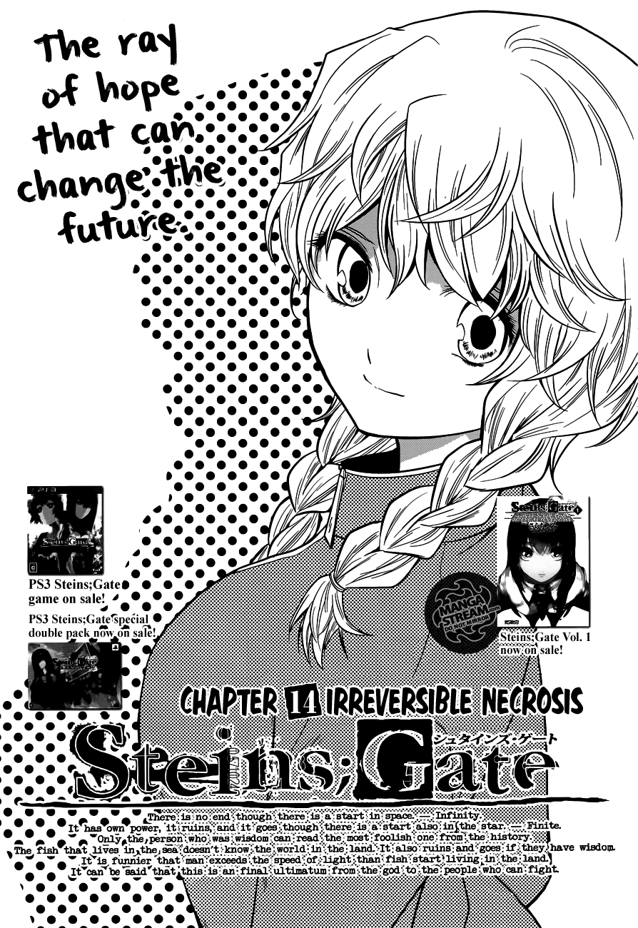 Steins;Gate Chapter 14 page 2 - Chapter 14: Irreversible Necrosis