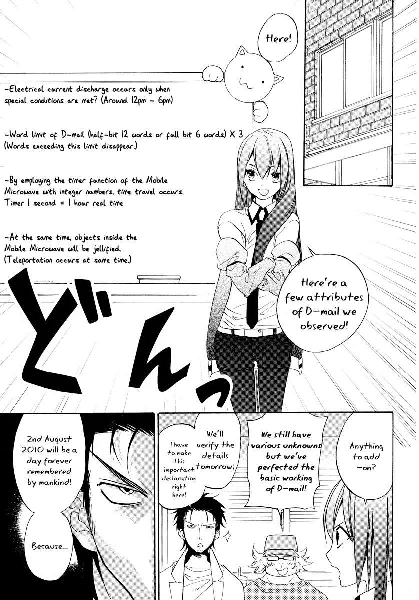 Steins;Gate Chapter 3 page 23 - Chapter 3: Divergence from Butterfly Wings I