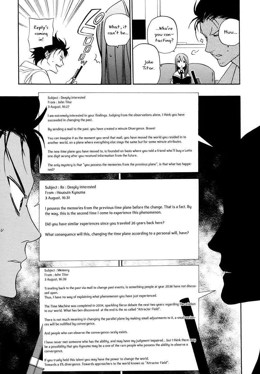 Steins;Gate Chapter 4 page 19 - Chapter 4: Divergence from Butterfly Wings II