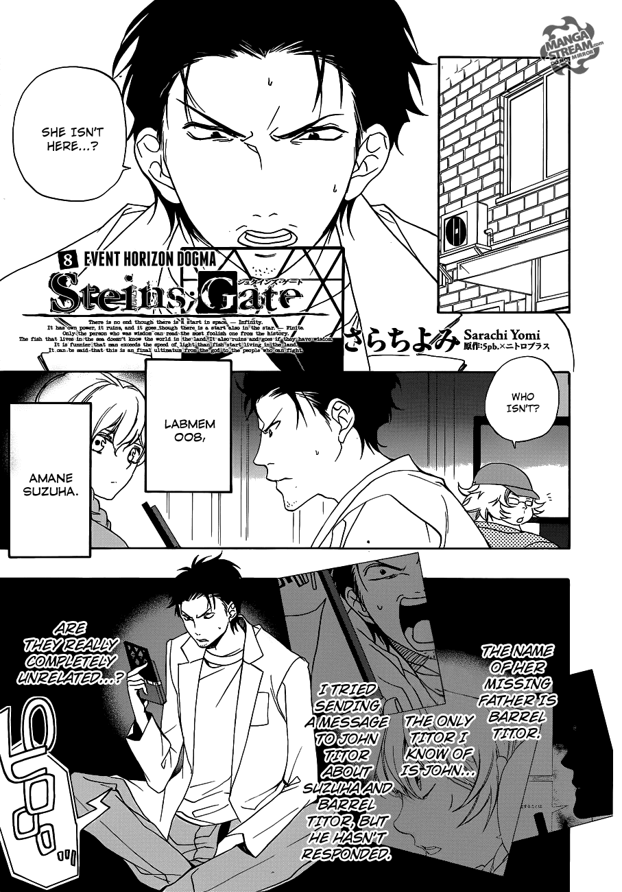 Steins;Gate Chapter 8 page 2 - Chapter 8: Event Horizon Dogma