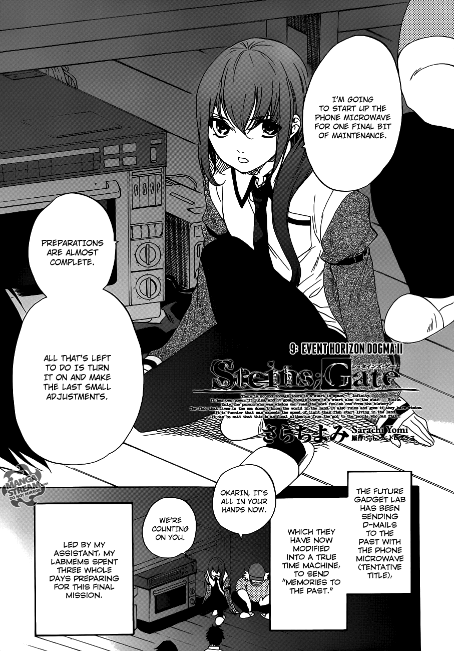 Steins;Gate Chapter 9 page 2 - Chapter 9: Event Horizon Dogma II