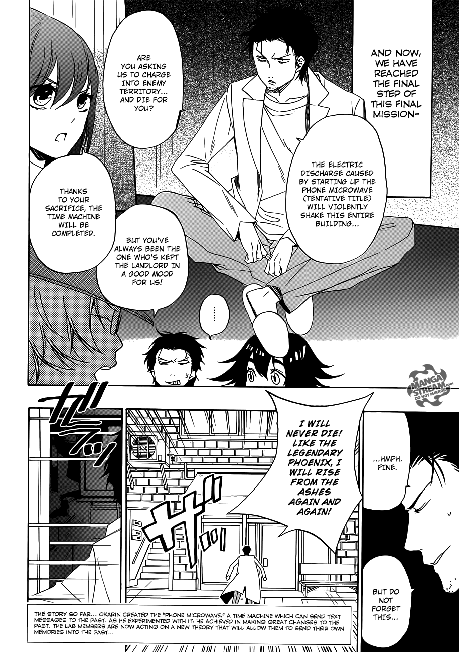 Steins;Gate Chapter 9 page 3 - Chapter 9: Event Horizon Dogma II