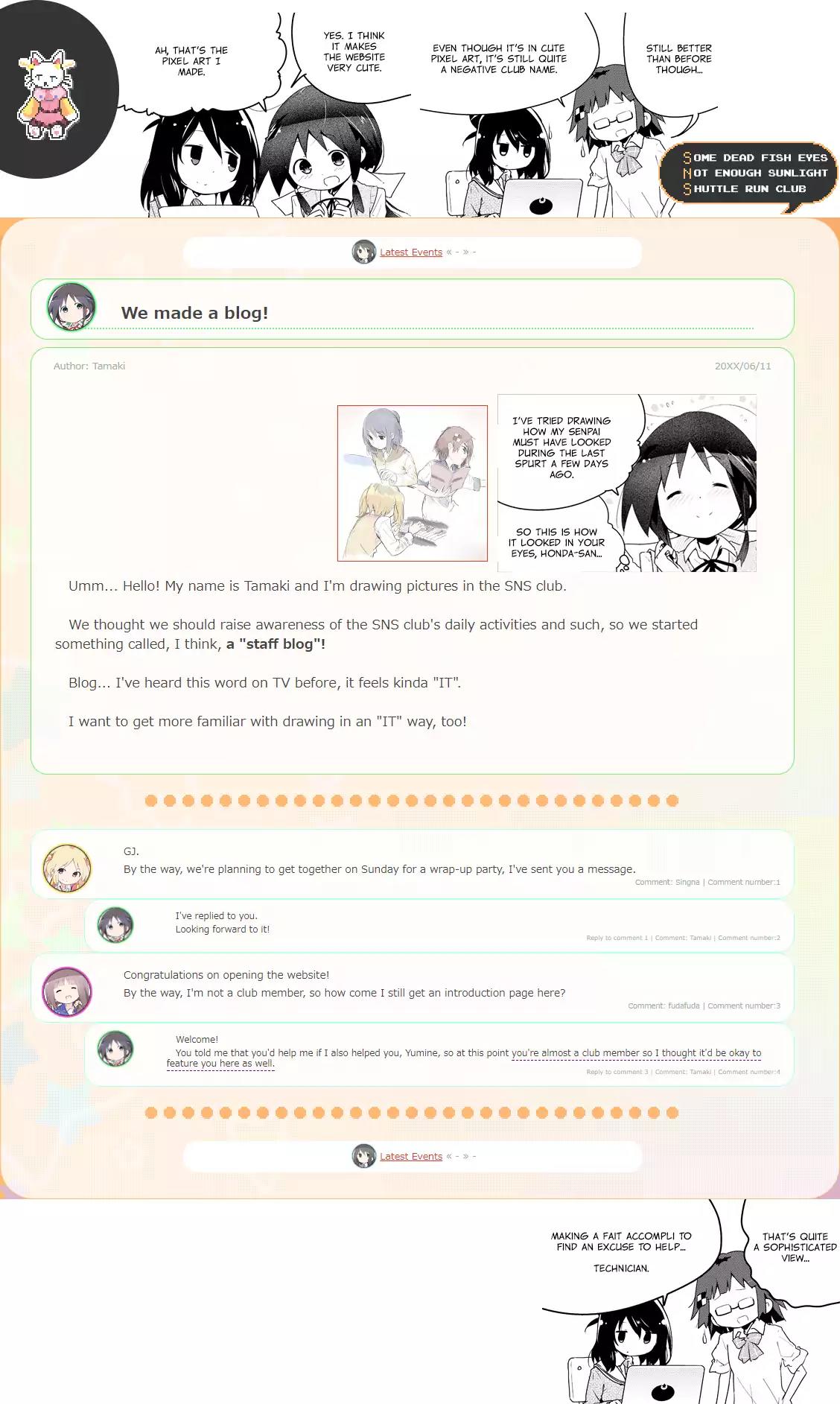 Stella no Mahou Chapter 13.6 page 1 - Chapter 13.6: Blog Extras