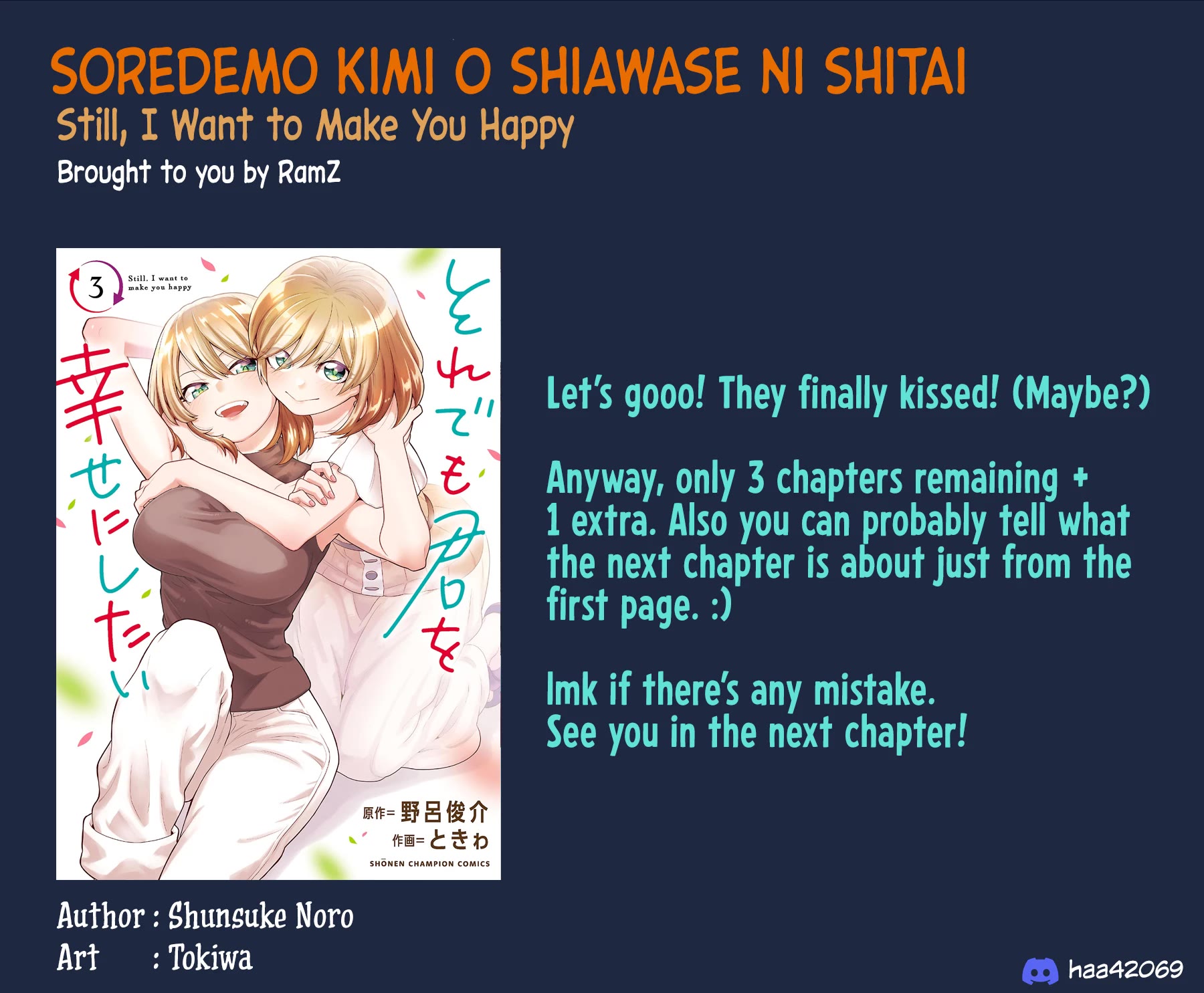 Still, I Want to Make You Happy Chapter 26 page 13 - Chapter 26: It was Manaki