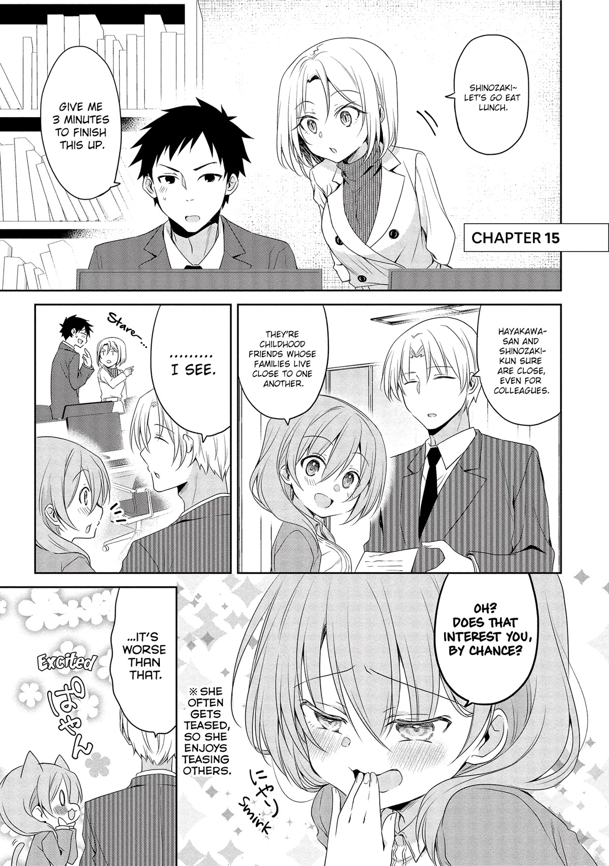 Story of a Small Senior In My Company Chapter 15 page 1 - Chapter 15