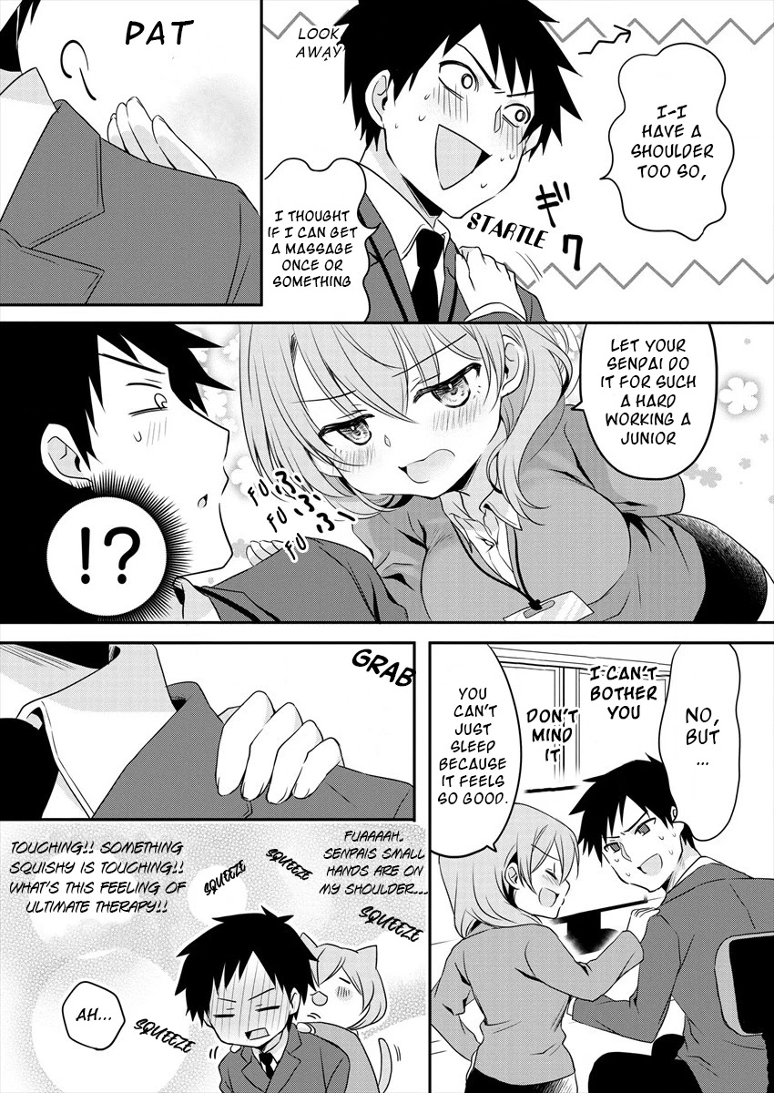 Story of a Small Senior In My Company Chapter 2 page 4 - Chapter 2: Story Of Small Senpai And Massage