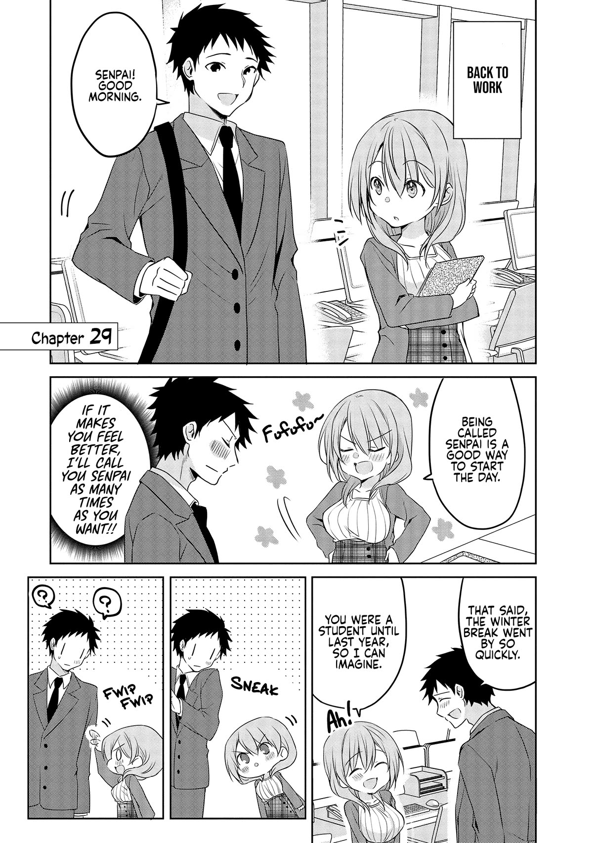 Story of a Small Senior In My Company Chapter 29 page 1 - Chapter 29