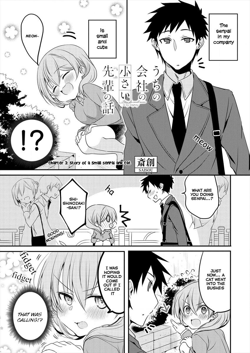 Story of a Small Senior In My Company Chapter 3 page 2 - Chapter 3: Story Of Small Senpai And Cat