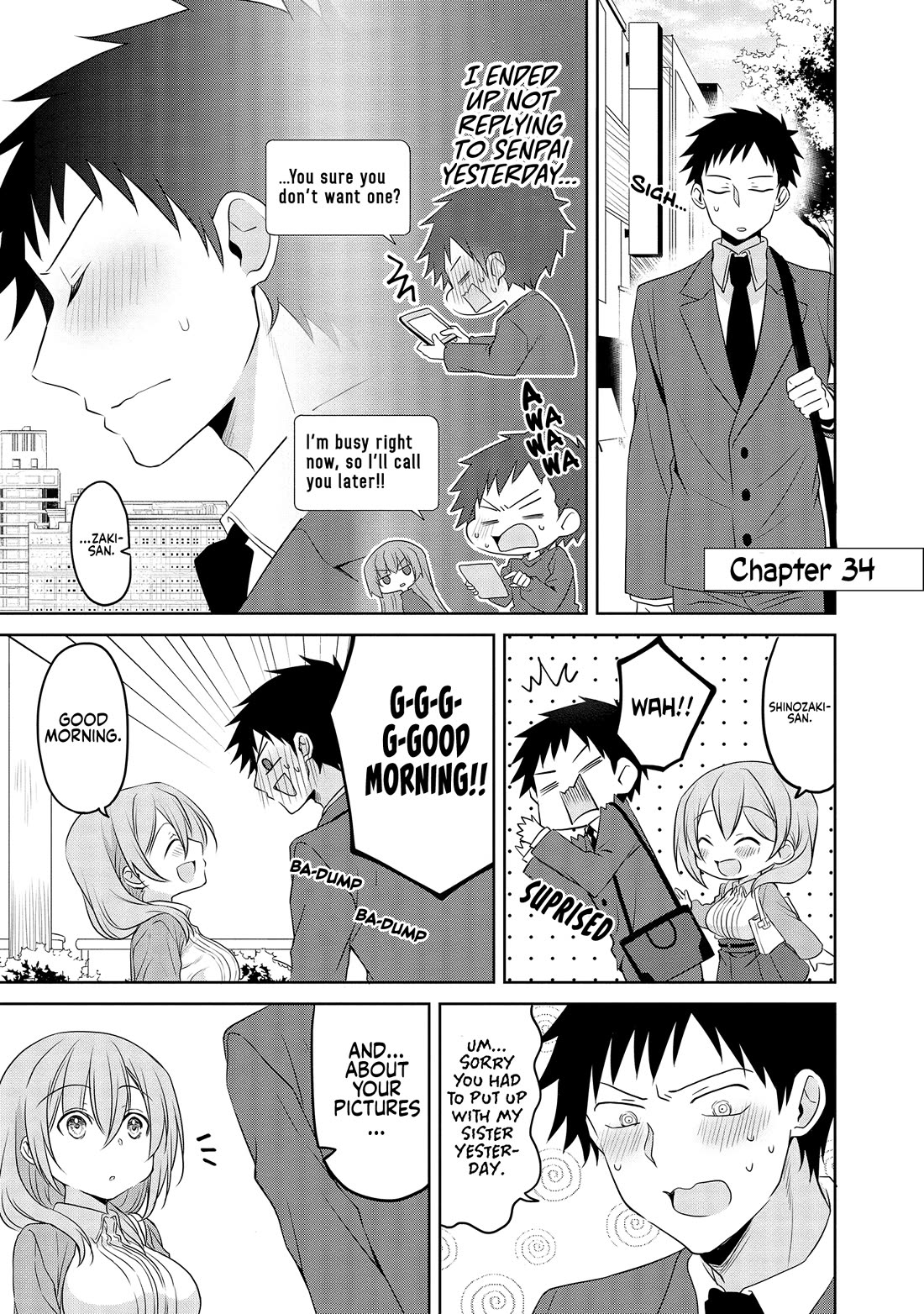 Story of a Small Senior In My Company Chapter 34 page 1 - Chapter 34