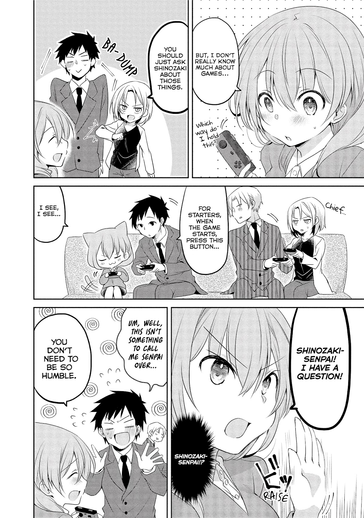 Story of a Small Senior In My Company Chapter 7 page 3 - Chapter 7