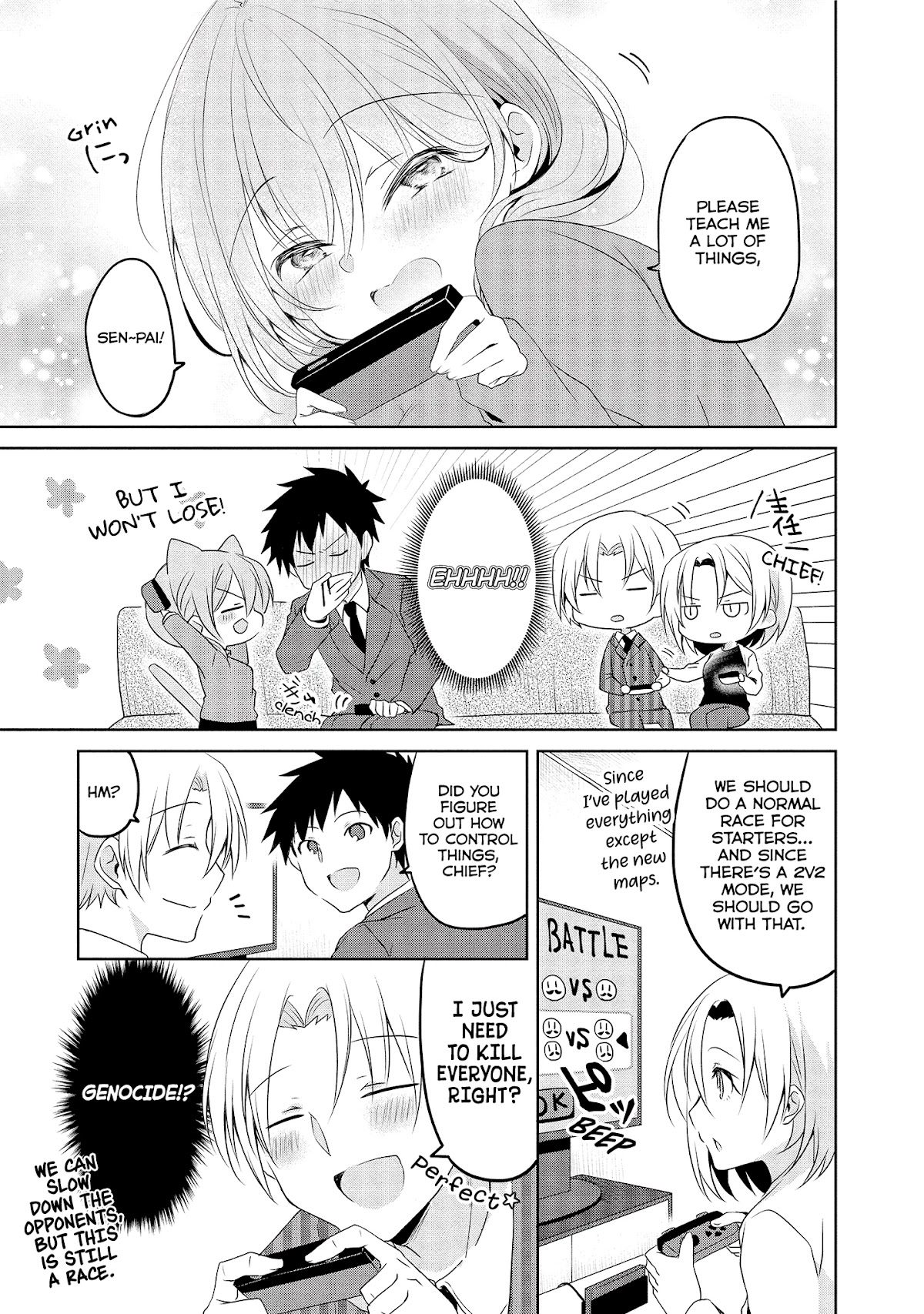 Story of a Small Senior In My Company Chapter 7 page 4 - Chapter 7