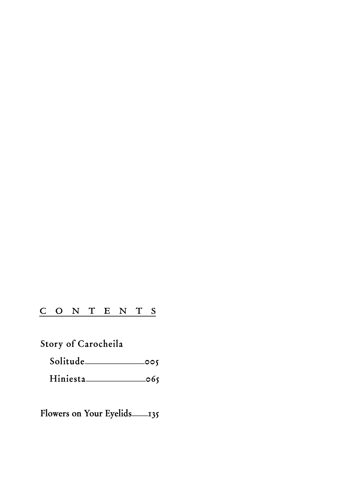 Story of Carocheila Chapter 1 page 3 - Chapter 1: Solitude
