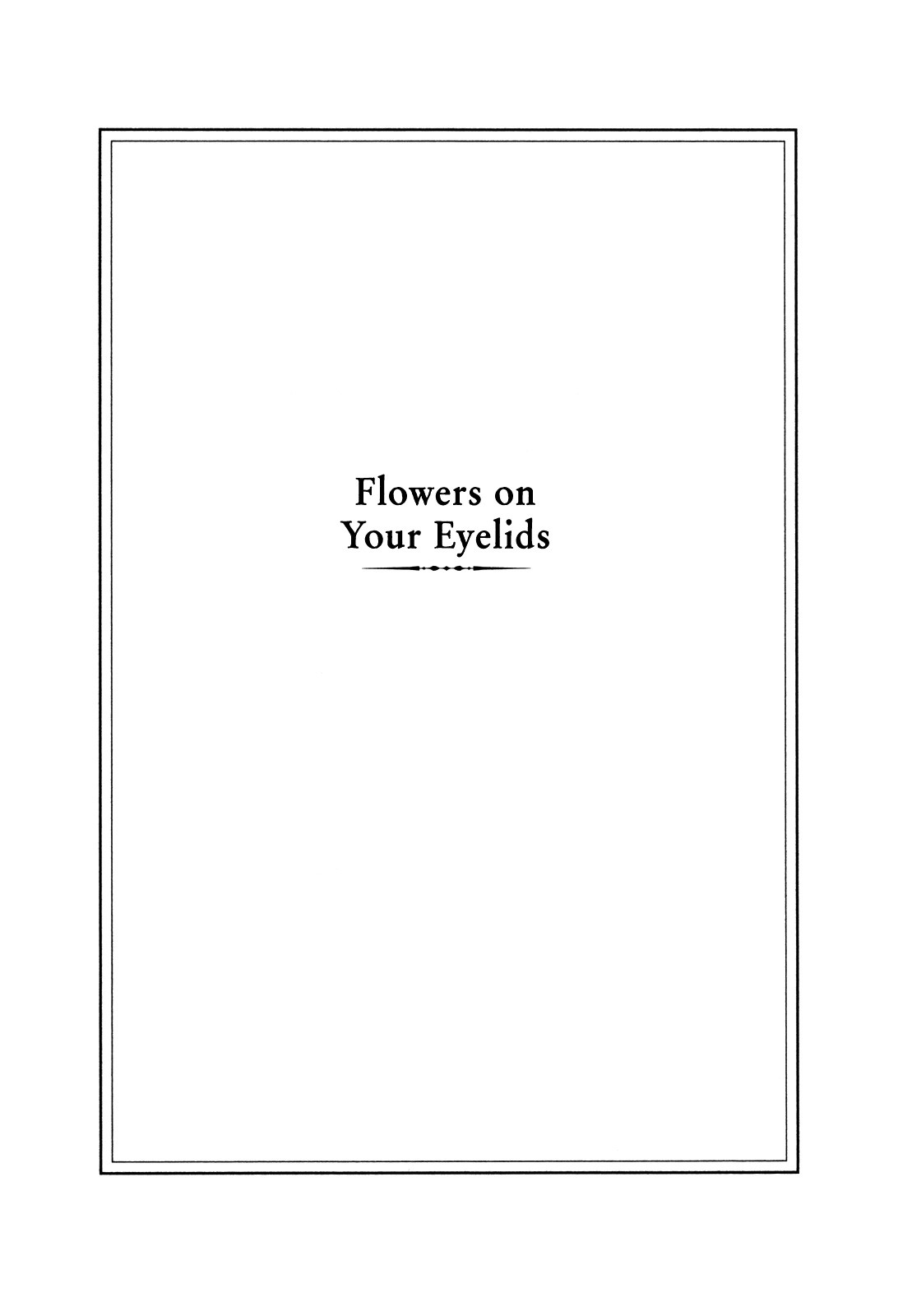 Story of Carocheila Chapter 2.5 page 1 - Chapter 2.5: Flowers on Your Eyelids