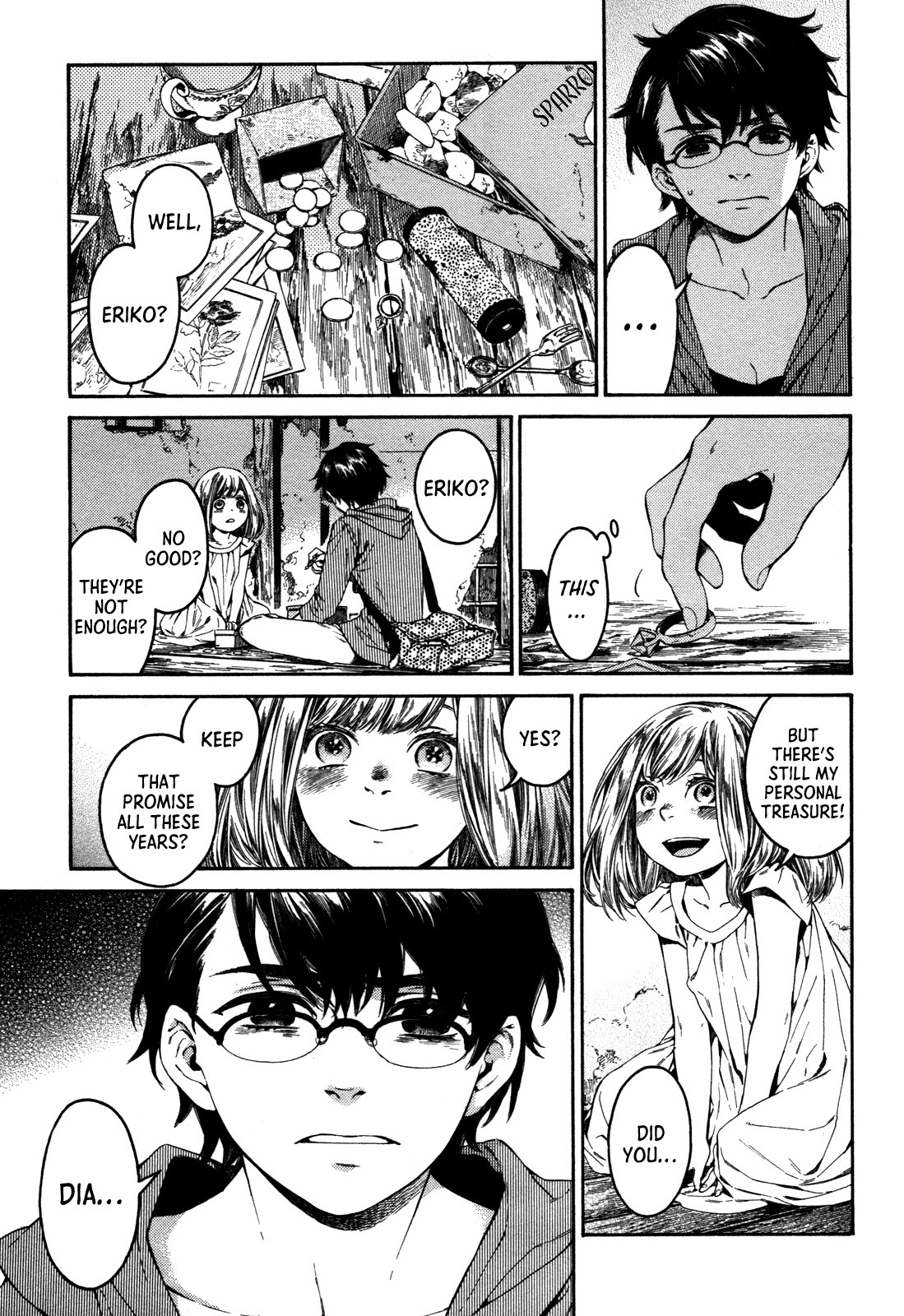 Story of Carocheila Chapter 2.5 page 19 - Chapter 2.5: Flowers on Your Eyelids