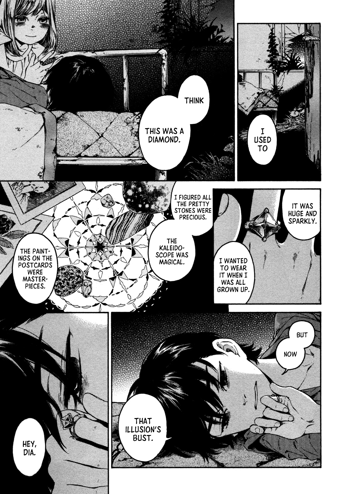 Story of Carocheila Chapter 2.5 page 23 - Chapter 2.5: Flowers on Your Eyelids
