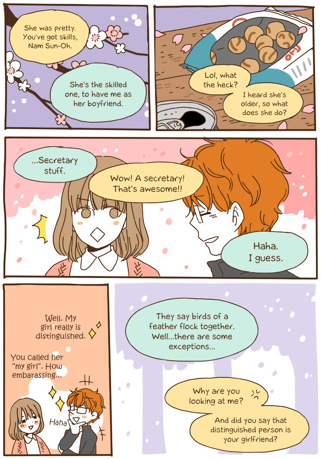 Story of Someone We Know Chapter 53 page 5 - Chapter 53 : Spring + Cherry Blossoms + Beer