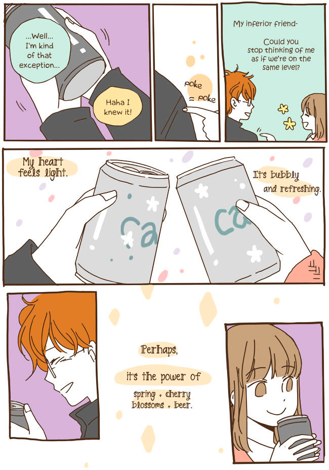Story of Someone We Know Chapter 53 page 6 - Chapter 53 : Spring + Cherry Blossoms + Beer