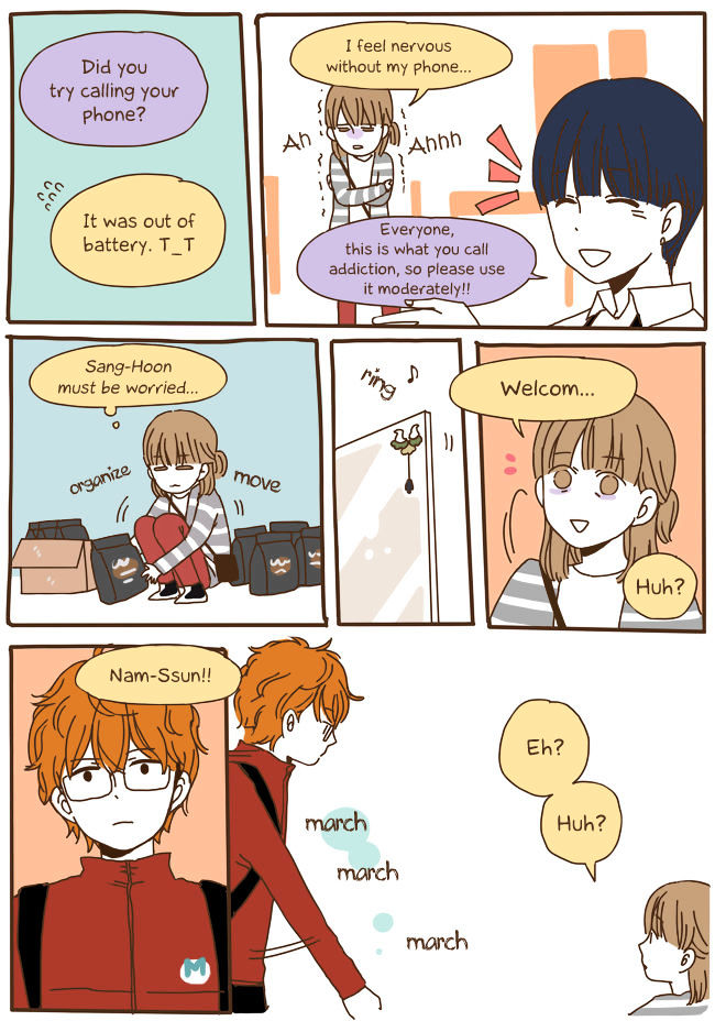 Story of Someone We Know Chapter 53 page 8 - Chapter 53 : Spring + Cherry Blossoms + Beer