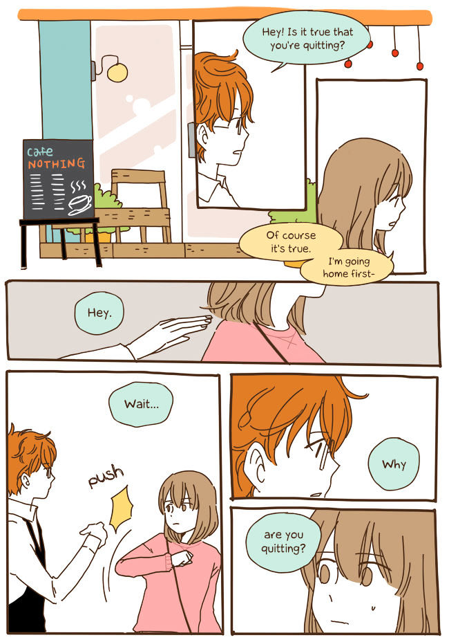 Story of Someone We Know Chapter 58 page 9 - Chapter 58 : Why Are You Quitting?