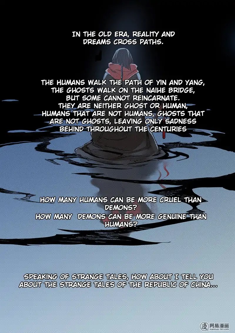 Strange Tales of the Republic of China Chapter 1 page 2 - Chapter 1: A young girl who hunts demons
