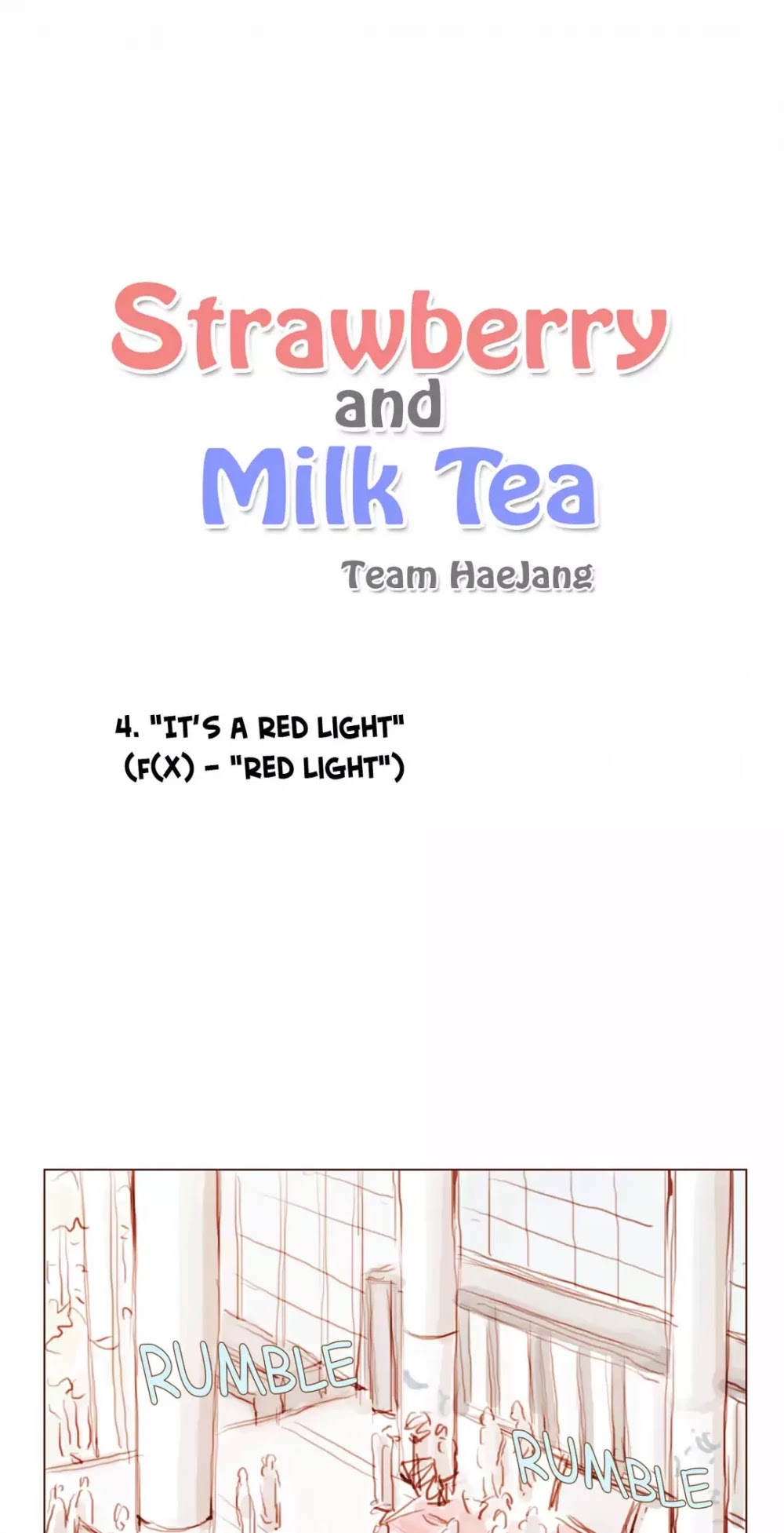 Strawberry and Milk Tea Chapter 4 page 1 - Chapter 4