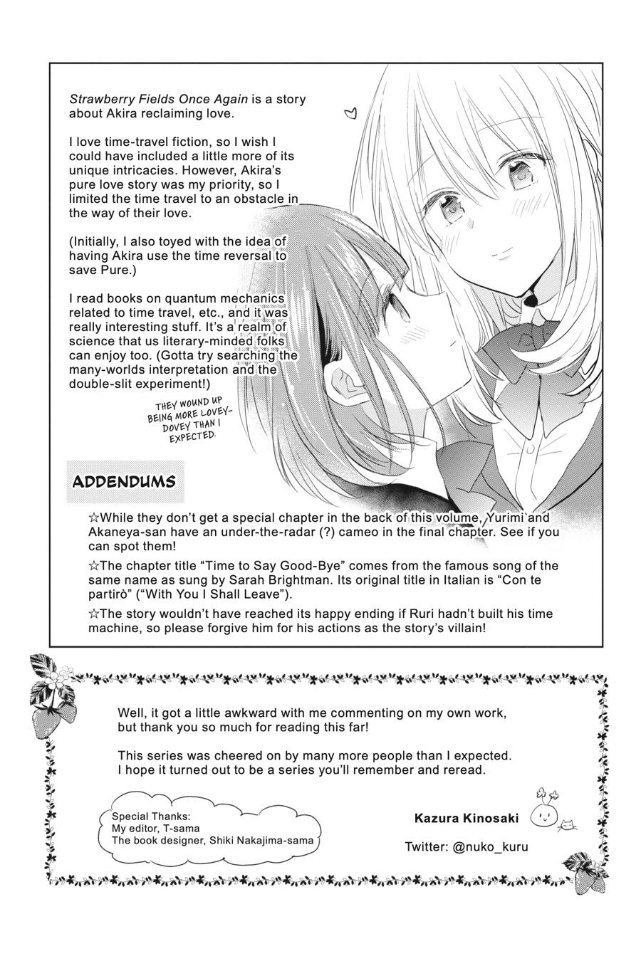Strawberry Fields wo Mou Ichido Chapter 22.5 page 9 - Chapter 22.5 [END]