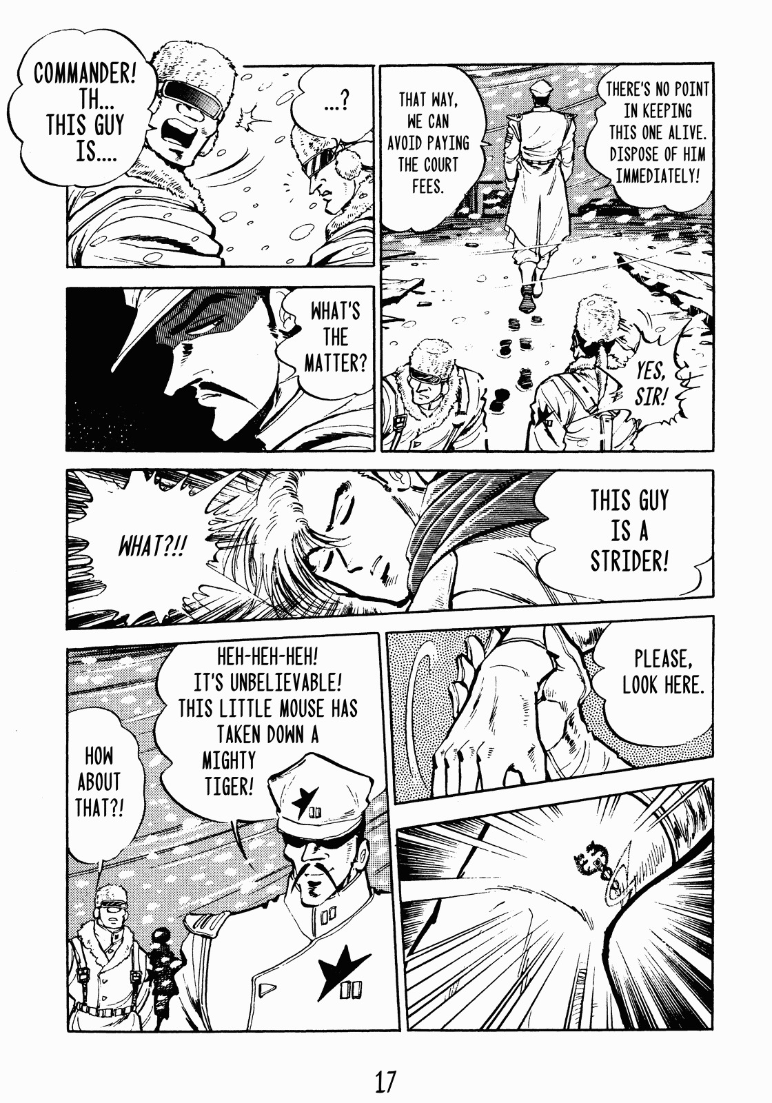 Strider Hiryu Chapter 1 page 17 - Chapter 1