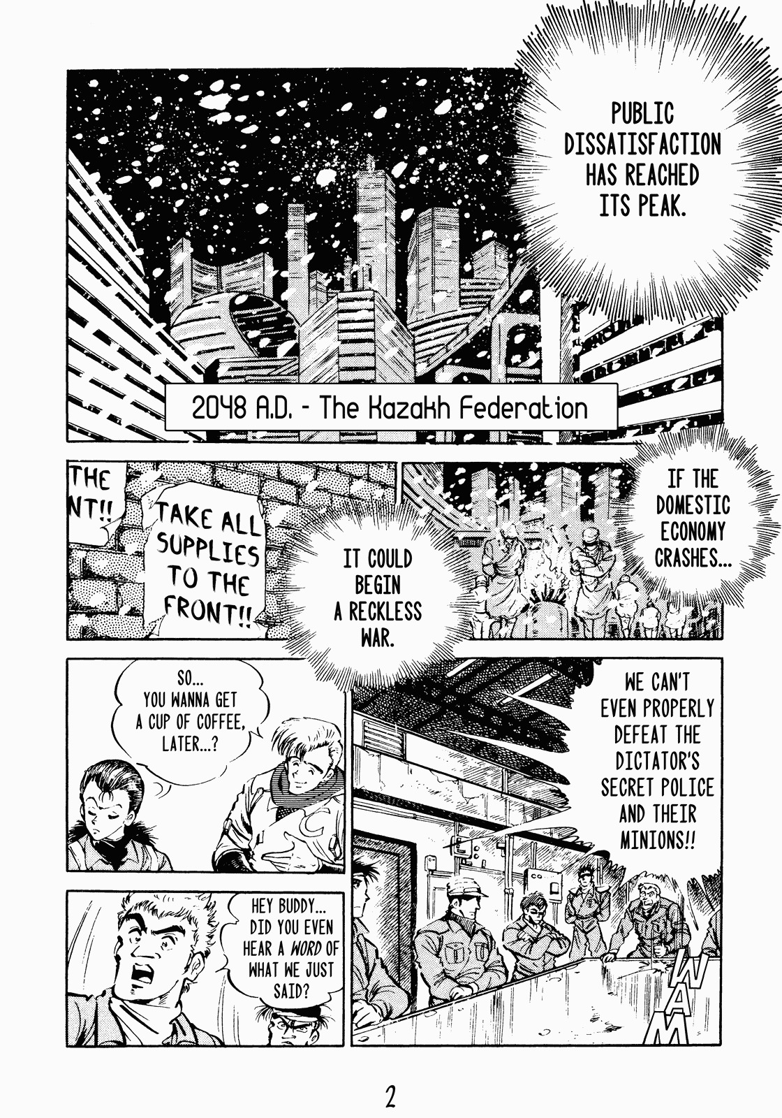 Strider Hiryu Chapter 1 page 2 - Chapter 1