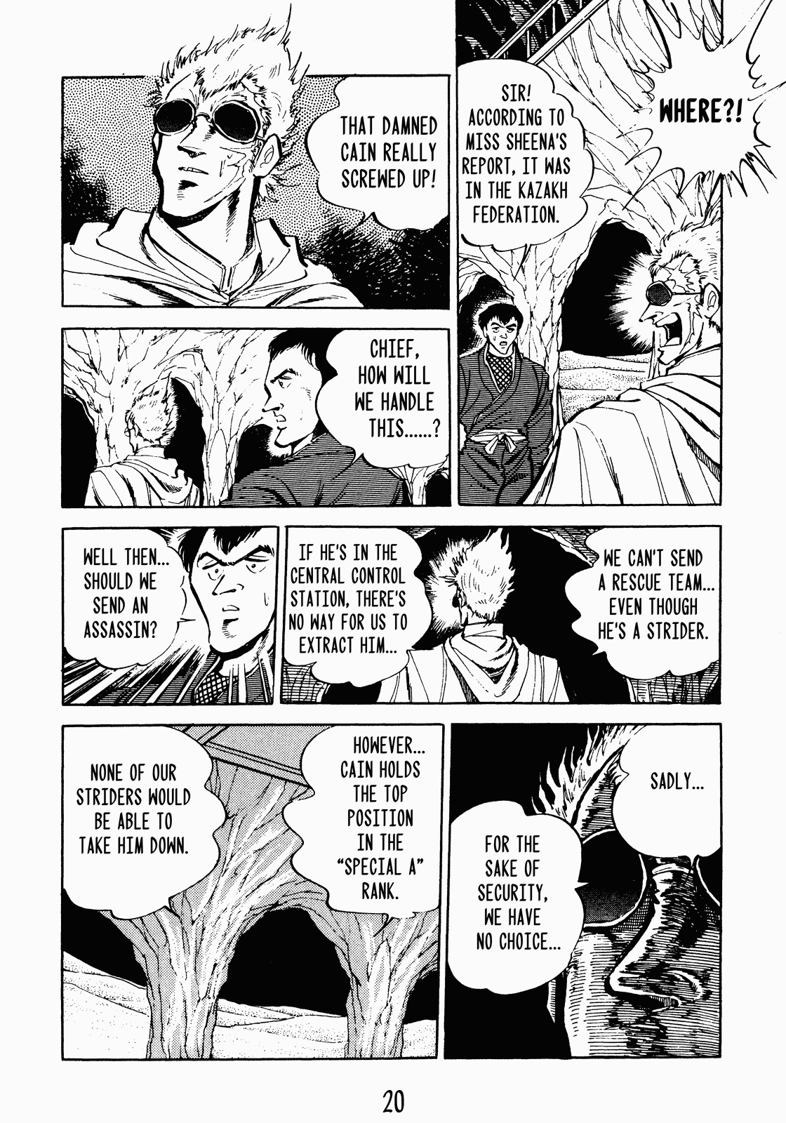 Strider Hiryu Chapter 1 page 20 - Chapter 1